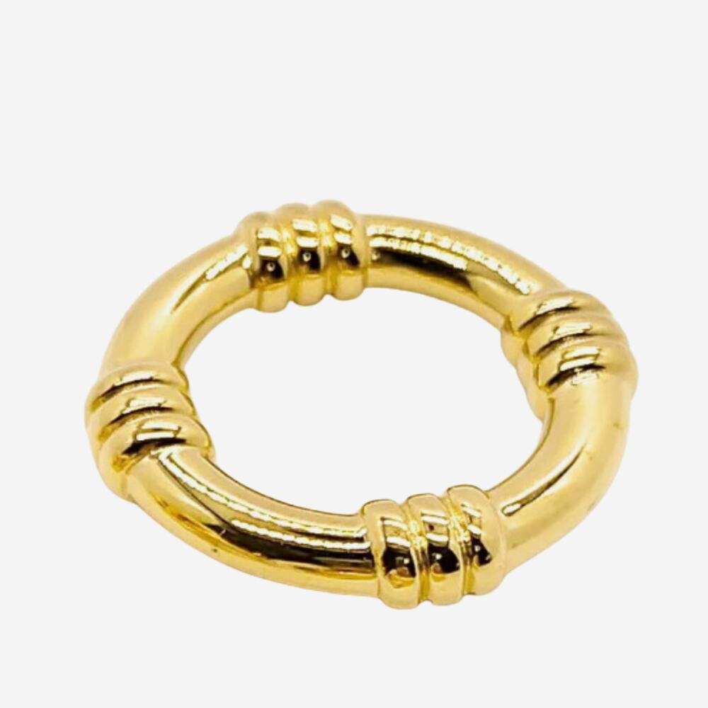 Hermes Gold-Plated Nautical Scarf Ring